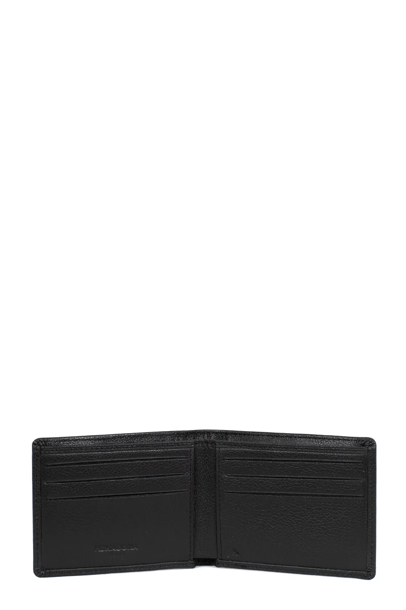 Portefeuille italien - 1 volet - Stop RFID - Cuir de vachette