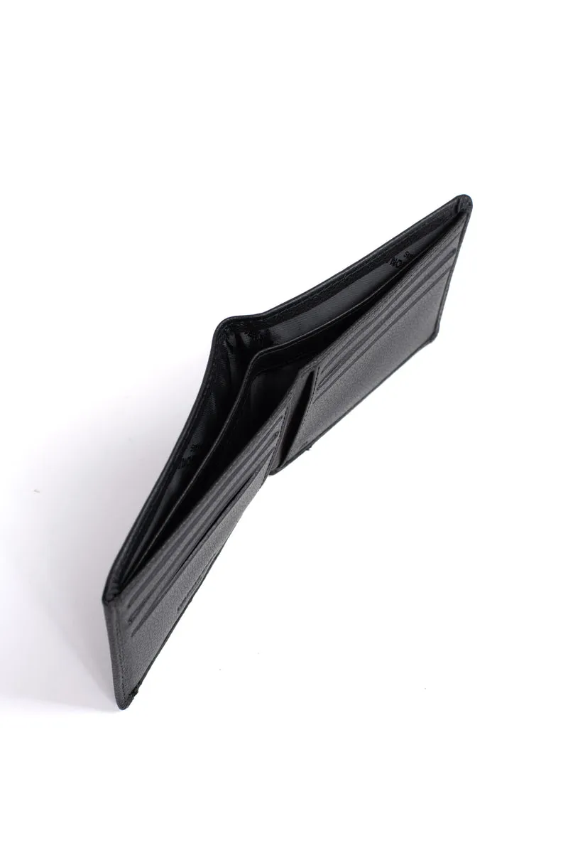 Portefeuille italien - 1 volet - Stop RFID - Cuir de vachette