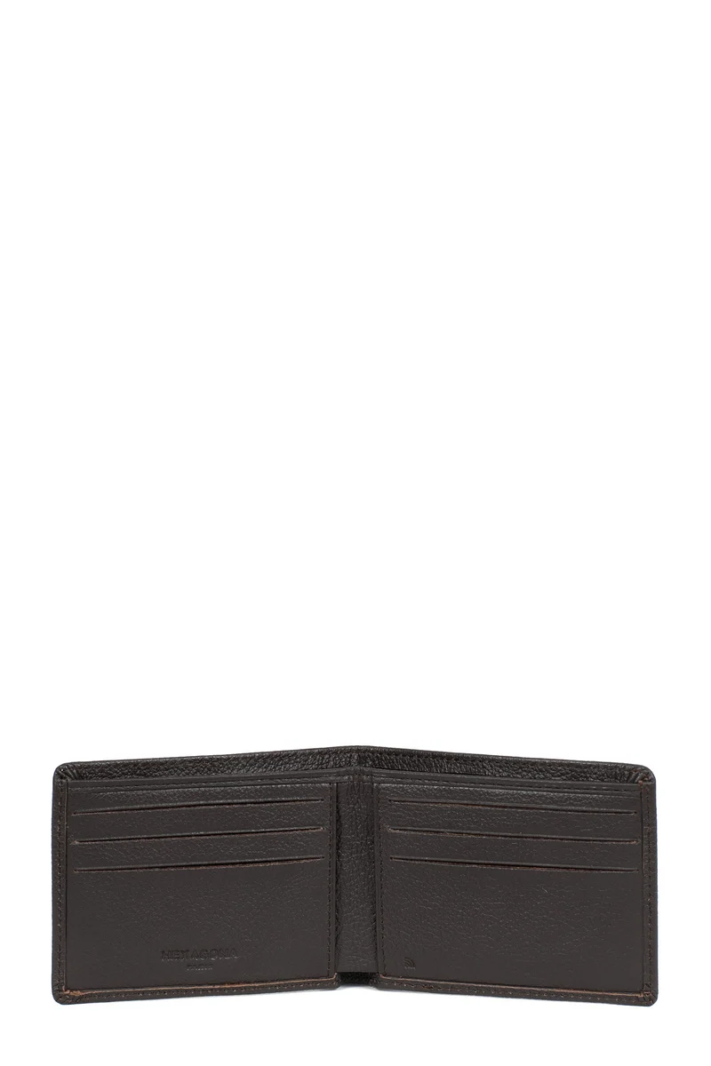 Portefeuille italien - 1 volet - Stop RFID - Cuir de vachette