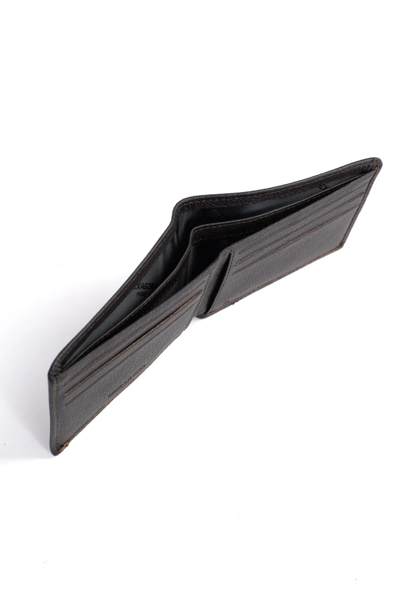 Portefeuille italien - 1 volet - Stop RFID - Cuir de vachette
