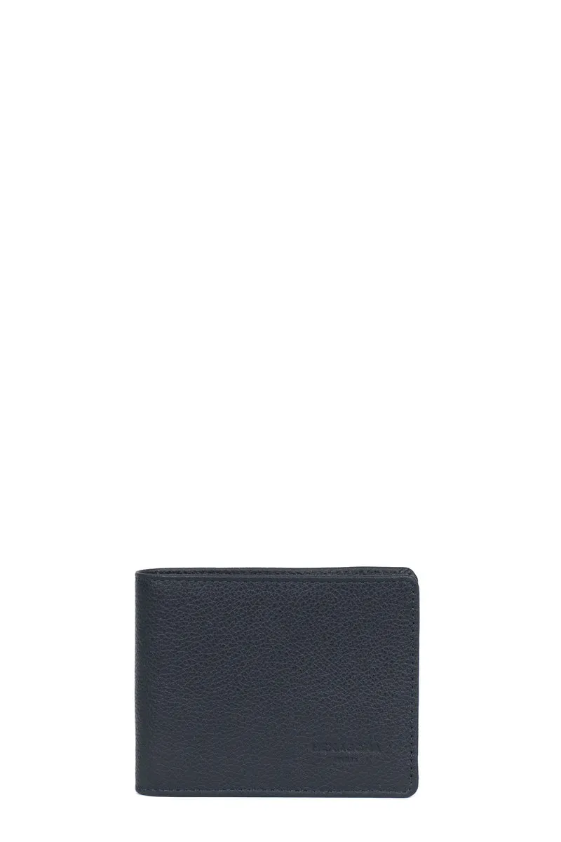 Portefeuille italien - 1 volet - Stop RFID - Cuir de vachette