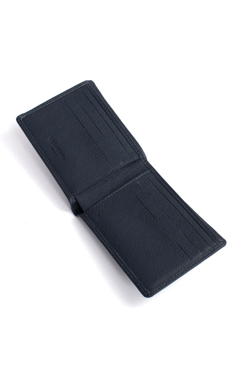 Portefeuille italien - 1 volet - Stop RFID - Cuir de vachette