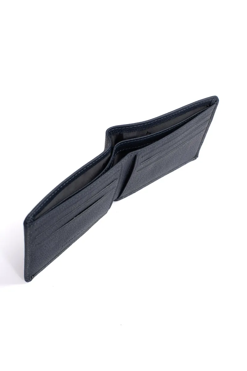 Portefeuille italien - 1 volet - Stop RFID - Cuir de vachette