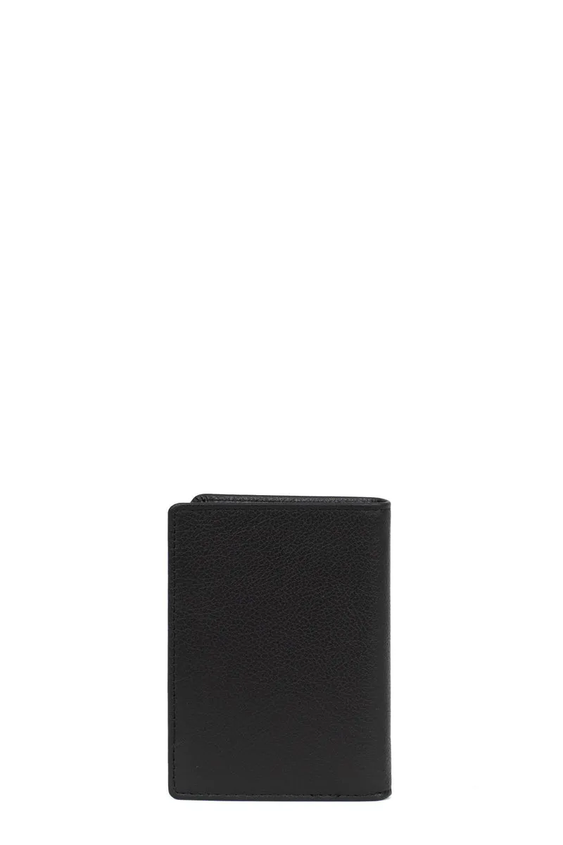 Portefeuille européen - 1 volet - Stop RFID - Cuir de vachette