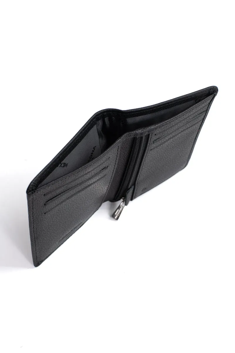 Portefeuille européen - 1 volet - Stop RFID - Cuir de vachette