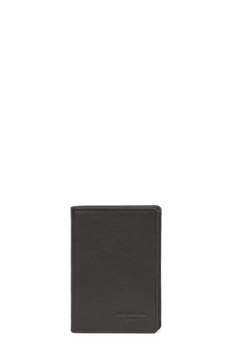 Portefeuille européen - 1 volet - Stop RFID - Cuir de vachette