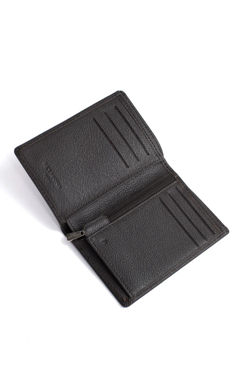 Portefeuille européen - 1 volet - Stop RFID - Cuir de vachette