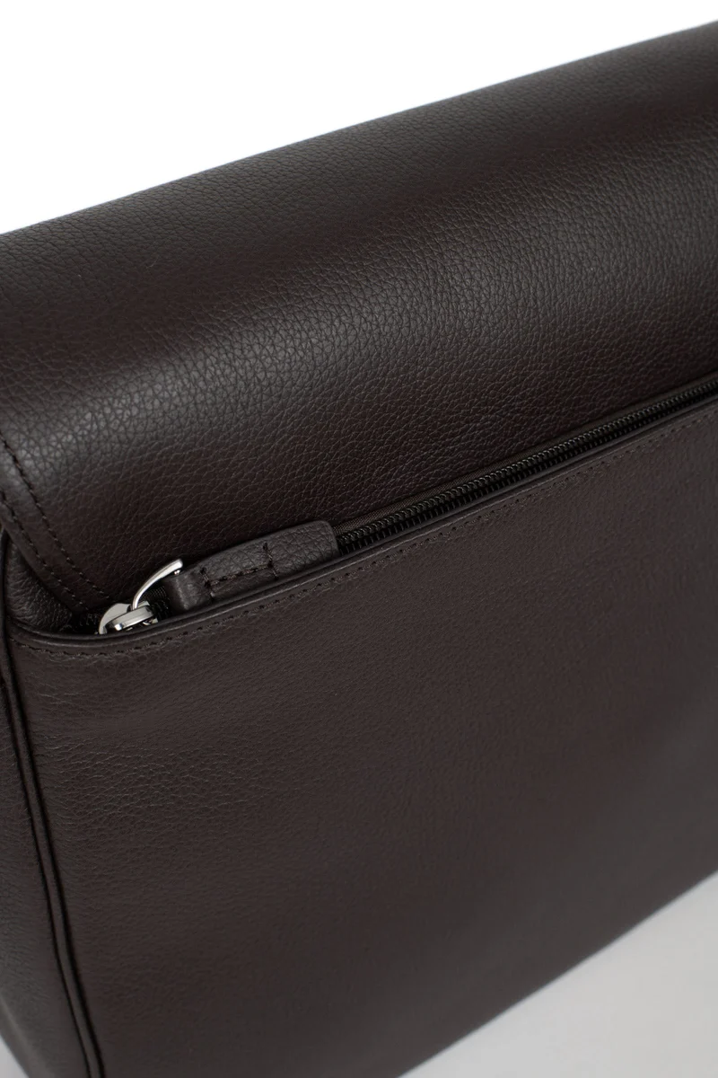 Gibecière - 13" & A4 - Cuir de vachette