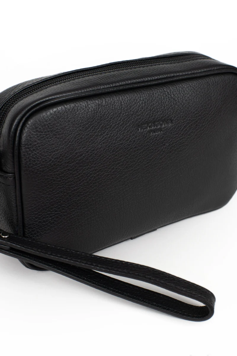 Pochette dragonne - Cuir de vachette