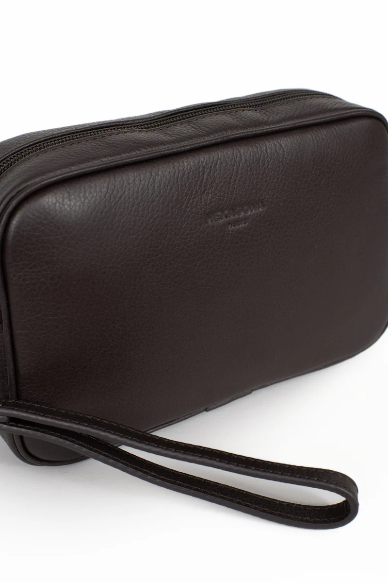 Pochette dragonne - Cuir de vachette