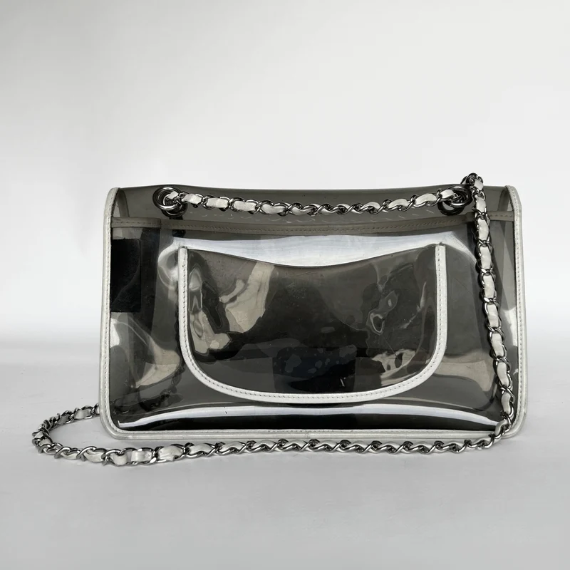 Chanel Coeur CC Flap Bag Vinyle et cuir d'agneau (Limited Edition)