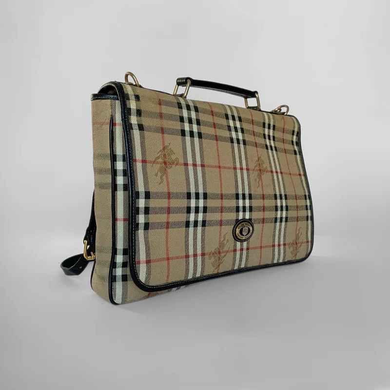 Burberry Tote Bag Toile Monogram