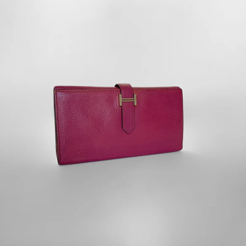 Hermès Bearn Portefeuille Epsom Cuir