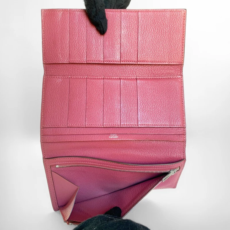 Hermès Bearn Portefeuille Epsom Cuir