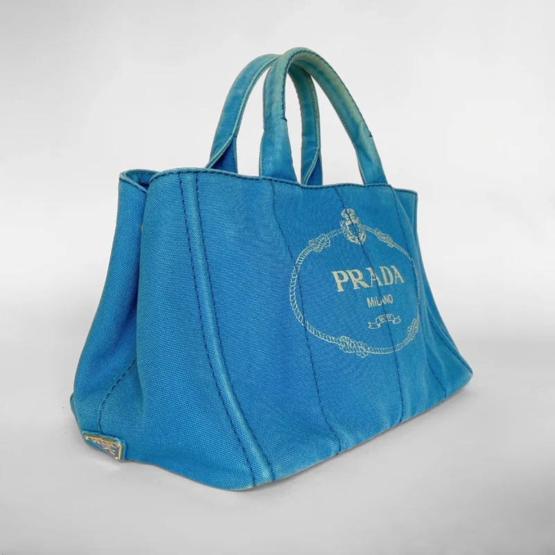 Prada Grand sac fourre-tout en toile Canapa