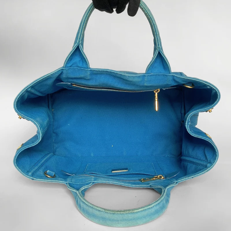 Prada Grand sac fourre-tout en toile Canapa