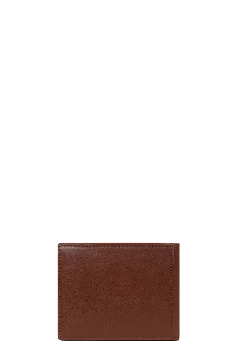 Portefeuille italien - 2 volets - Stop RFID - Cuir de vachette