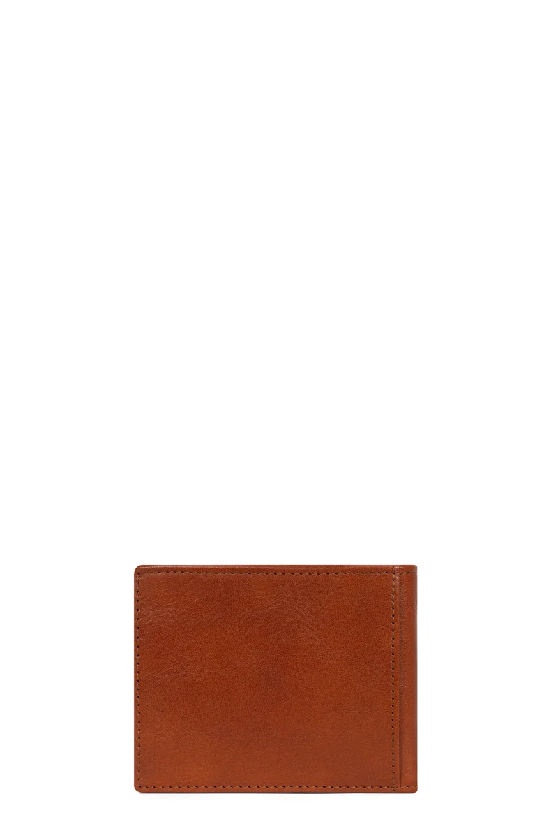 Portefeuille italien - 2 volets - Stop RFID - Cuir de vachette