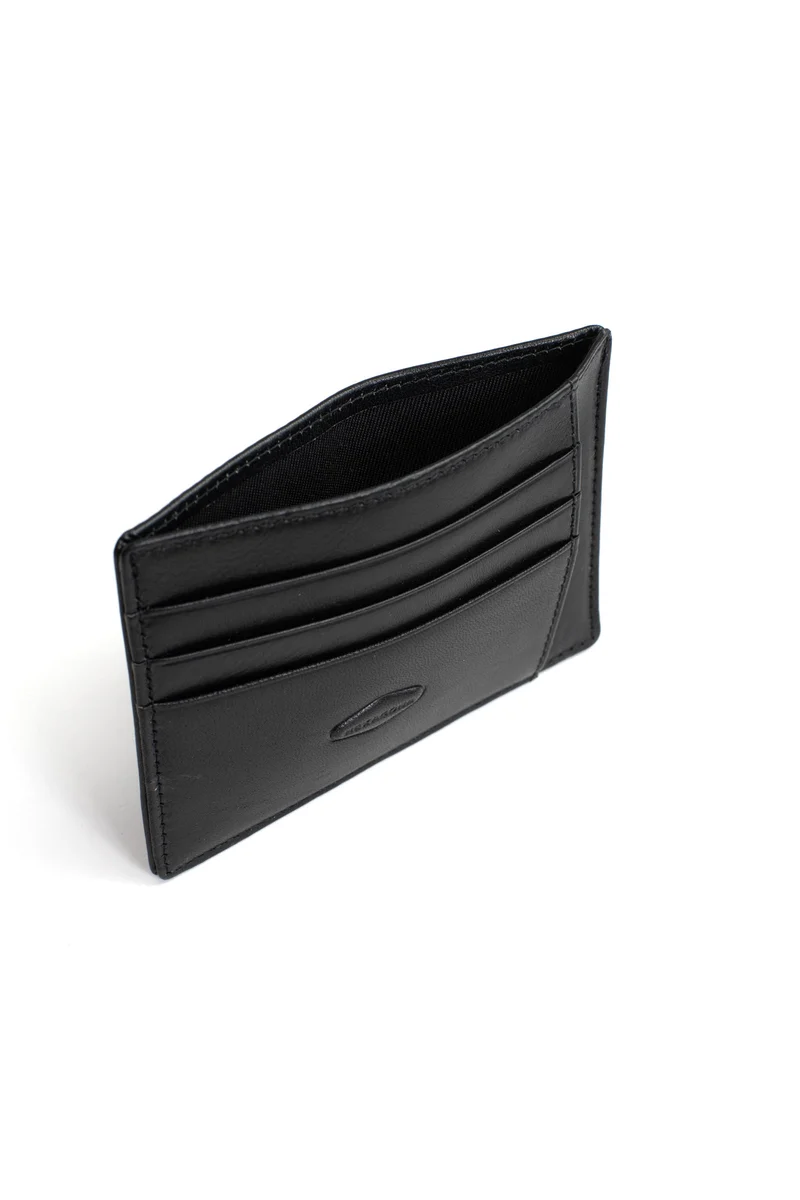 Porte-cartes - 1 volet - Stop RFID - Cuir de vachette