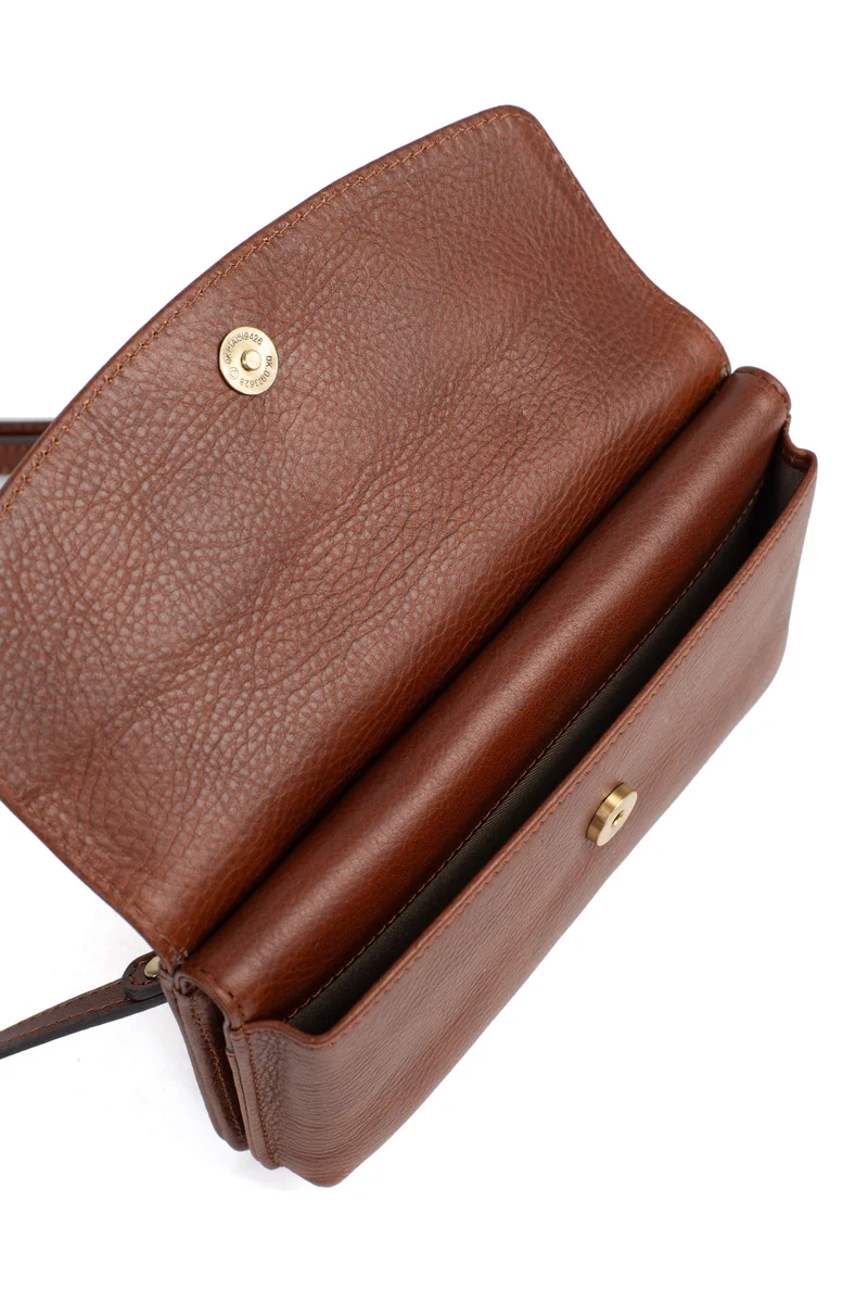 Pochette téléphone avec portefeuille - 1 volet - Stop RFID - Cuir