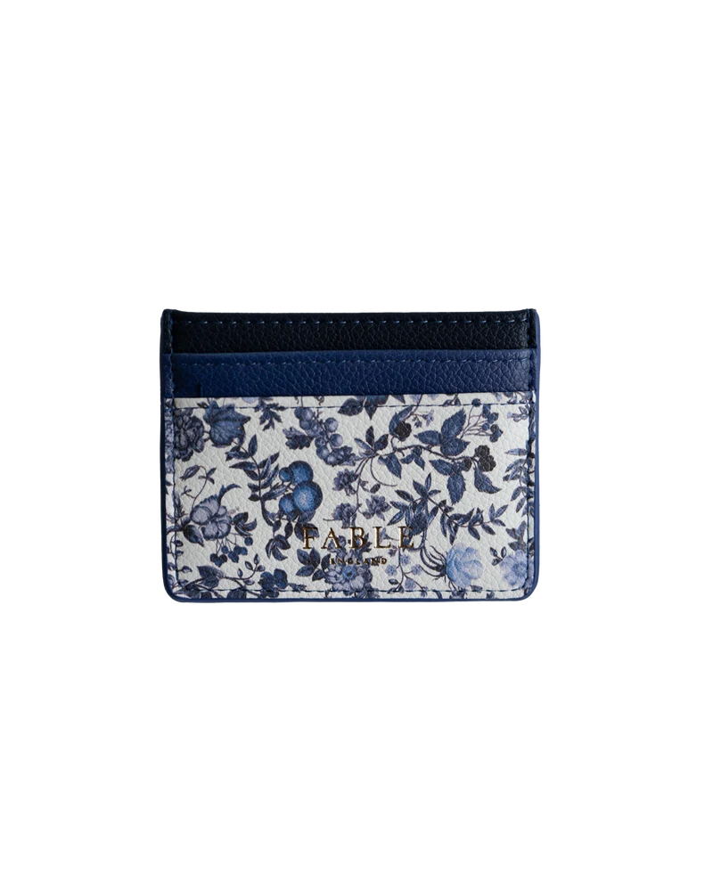 Blue Agnes Ditsy Card Holder