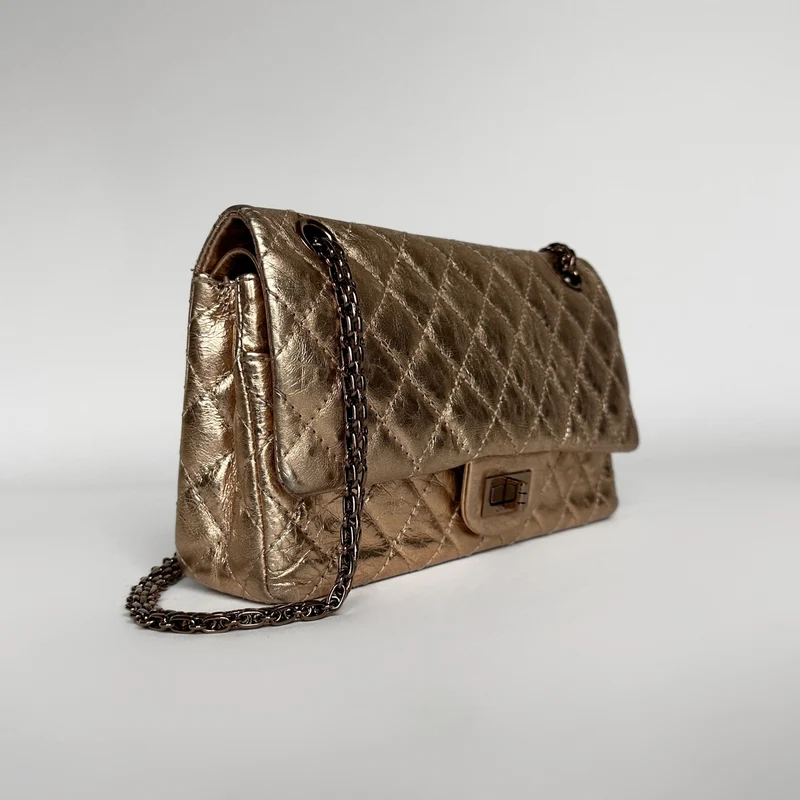 Chanel Sac à main 2.55 en cuir de veau vieilli