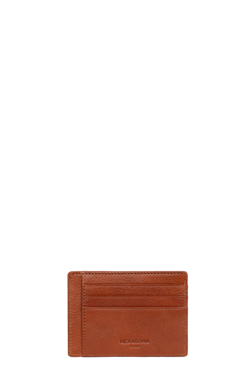 Porte-cartes - 1 volet - Stop RFID - Cuir de vachette