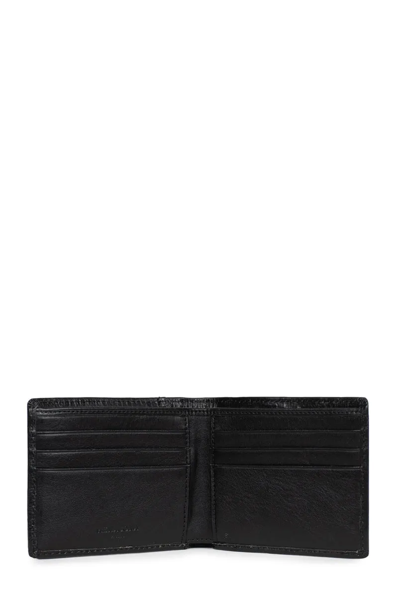 Portefeuille italien - 1 volet - Stop RFID - Cuir de vachette