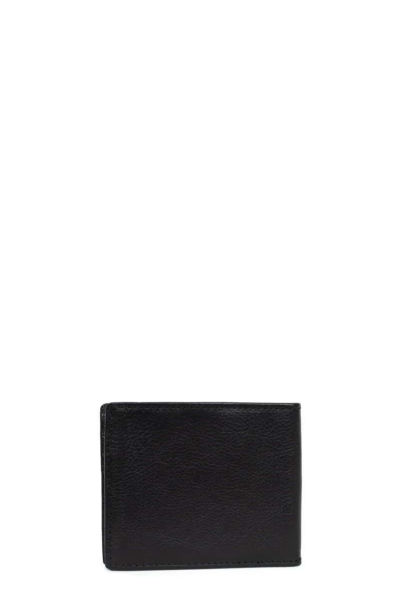 Portefeuille italien - 1 volet - Stop RFID - Cuir de vachette