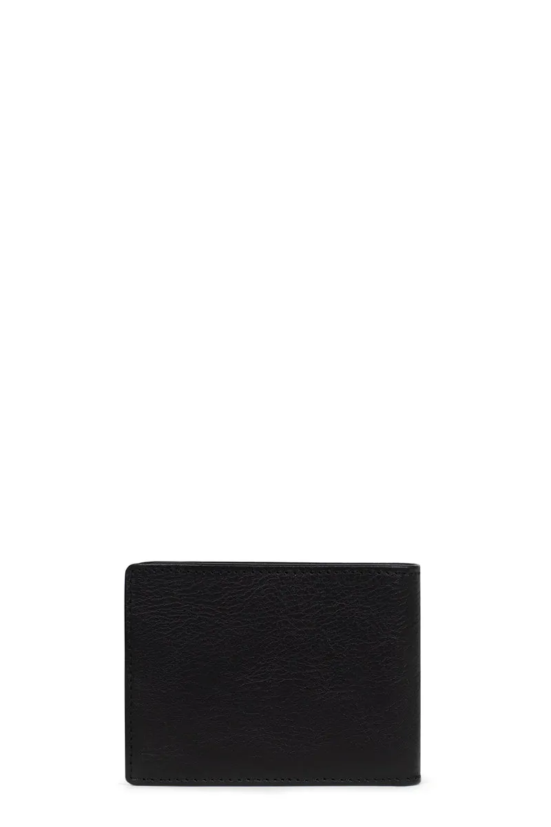 Portefeuille italien - 2 volets - Stop RFID - Cuir de vachette