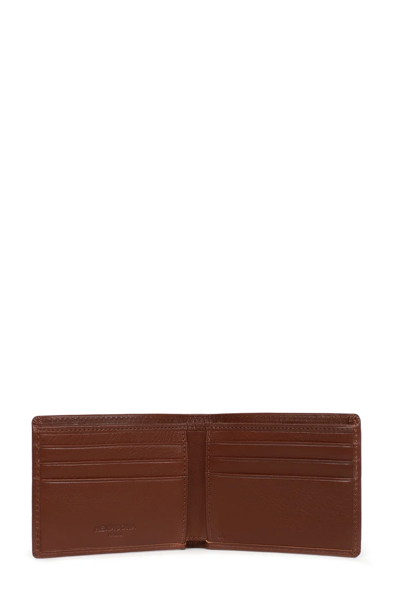Portefeuille italien - 1 volet - Stop RFID - Cuir de vachette