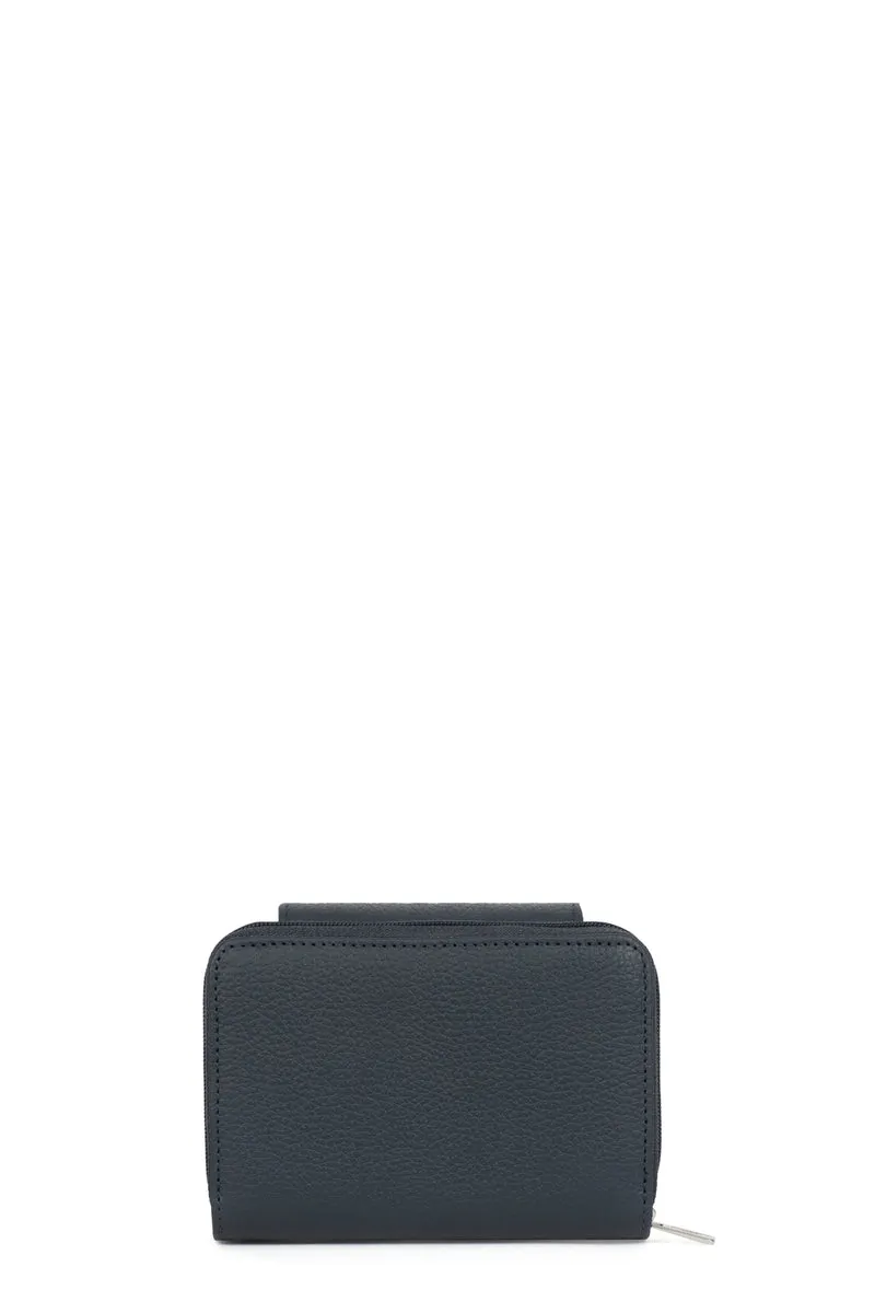 Portefeuille - 2 volets - Stop RFID - Cuir de vachette
