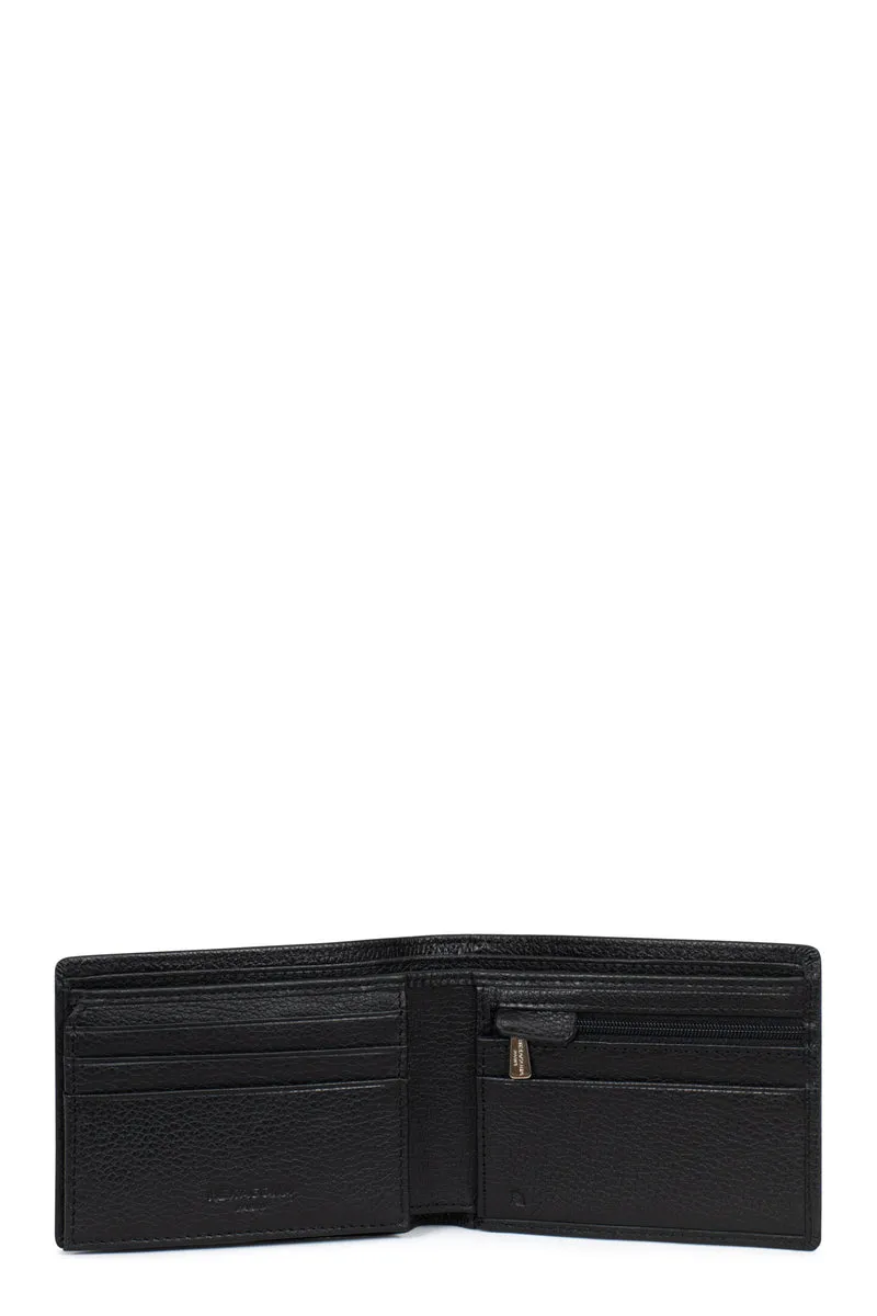 Portefeuille italien - 2 volets - Stop RFID - Cuir de vachette