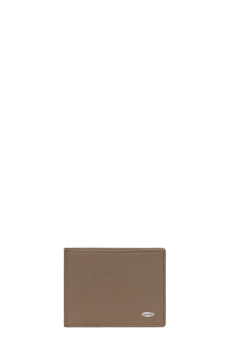 Portefeuille italien - 2 volets - Stop RFID - Cuir de vachette