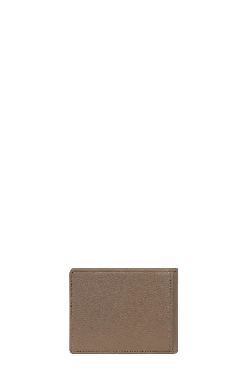 Portefeuille italien - 2 volets - Stop RFID - Cuir de vachette
