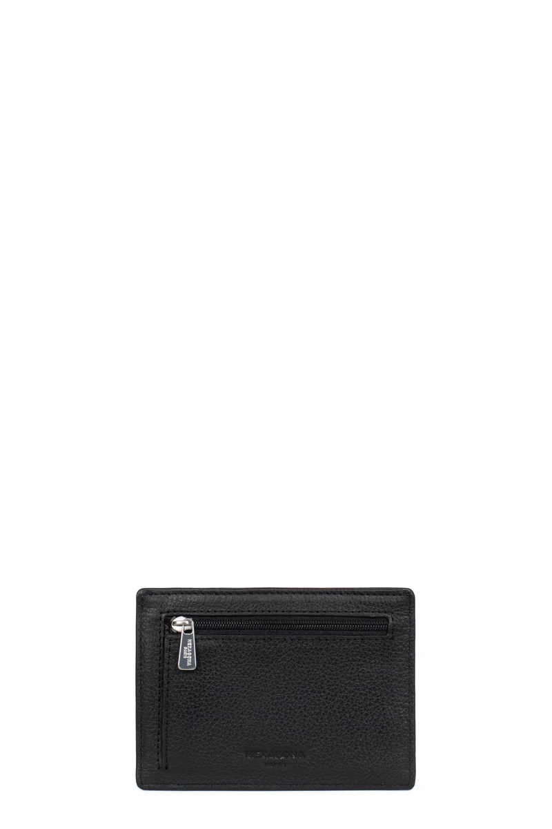 Porte-cartes - 1 volet - Stop RFID - Cuir de vachette