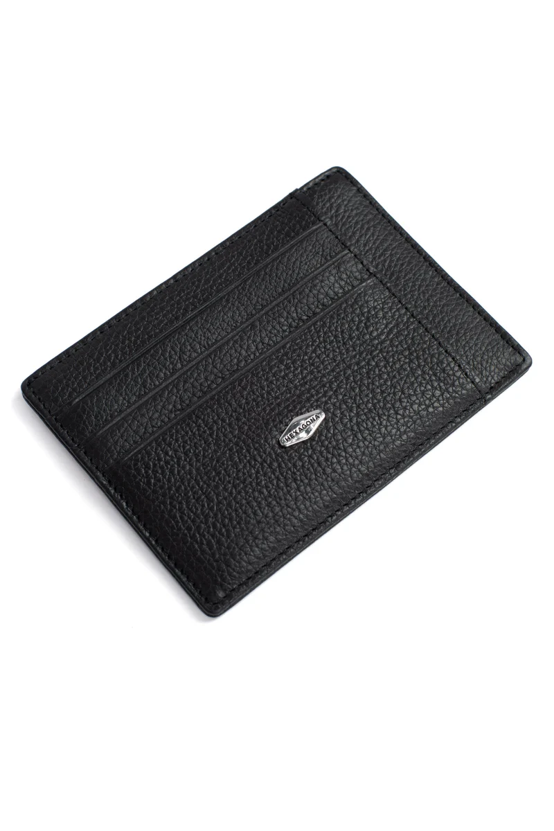 Porte-cartes - 1 volet - Stop RFID - Cuir de vachette