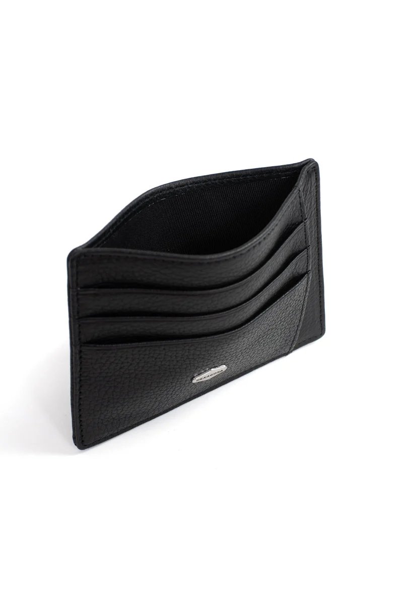 Porte-cartes - 1 volet - Stop RFID - Cuir de vachette