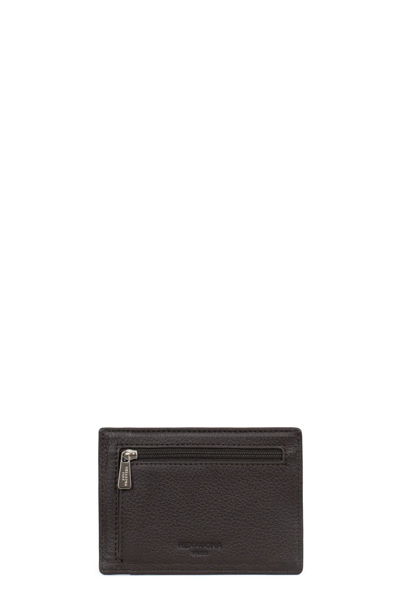 Porte-cartes - 1 volet - Stop RFID - Cuir de vachette