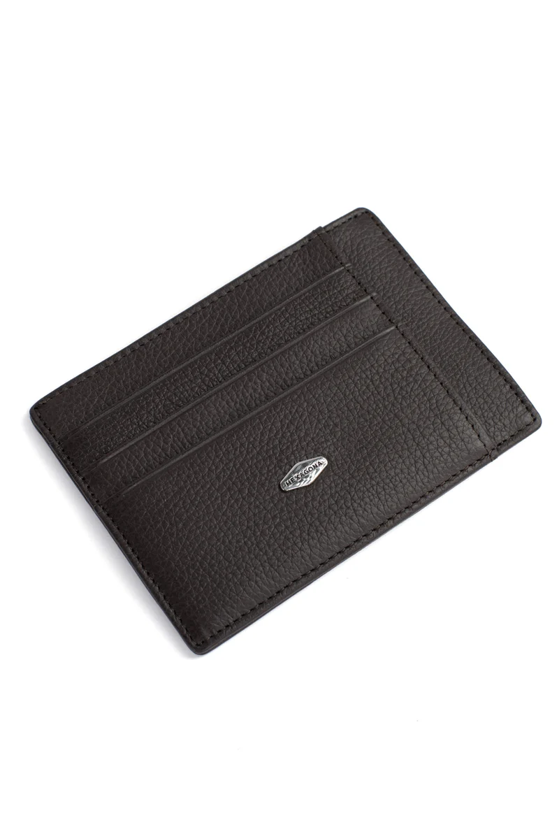 Porte-cartes - 1 volet - Stop RFID - Cuir de vachette