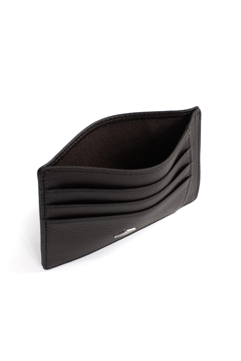 Porte-cartes - 1 volet - Stop RFID - Cuir de vachette