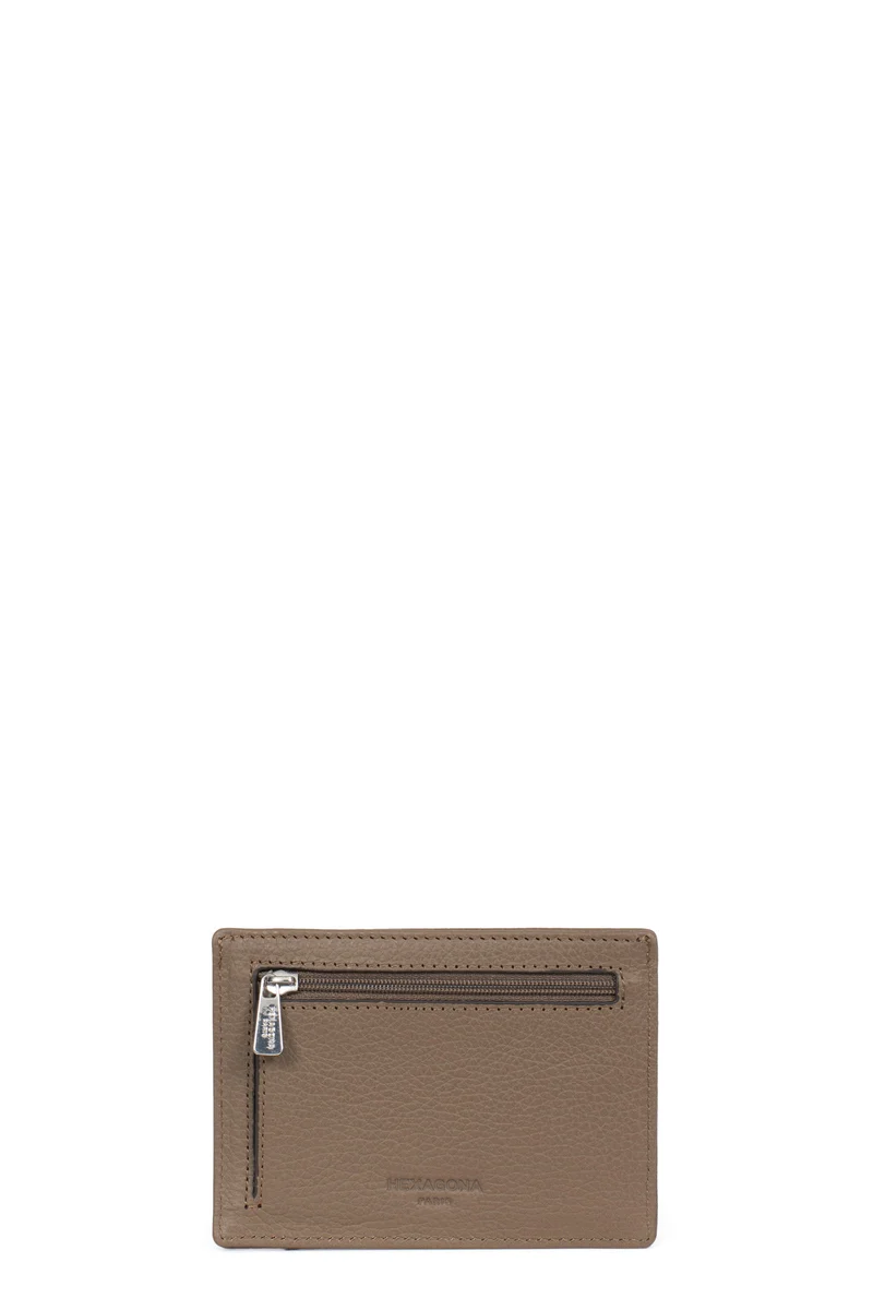 Porte-cartes - 1 volet - Stop RFID - Cuir de vachette