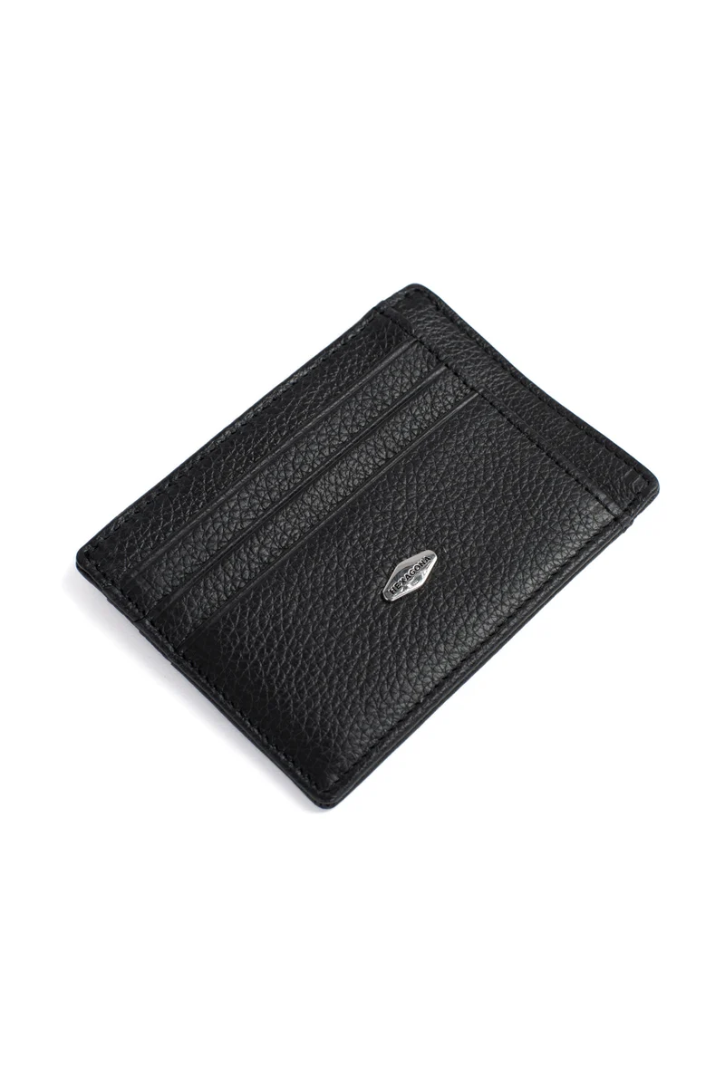 Porte-cartes - 1 volet - Stop RFID - Cuir de vachette