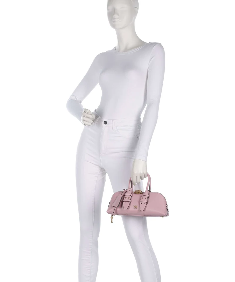 Pinko Bowling Horizontal Sac à main rosa chiaro/antique gold