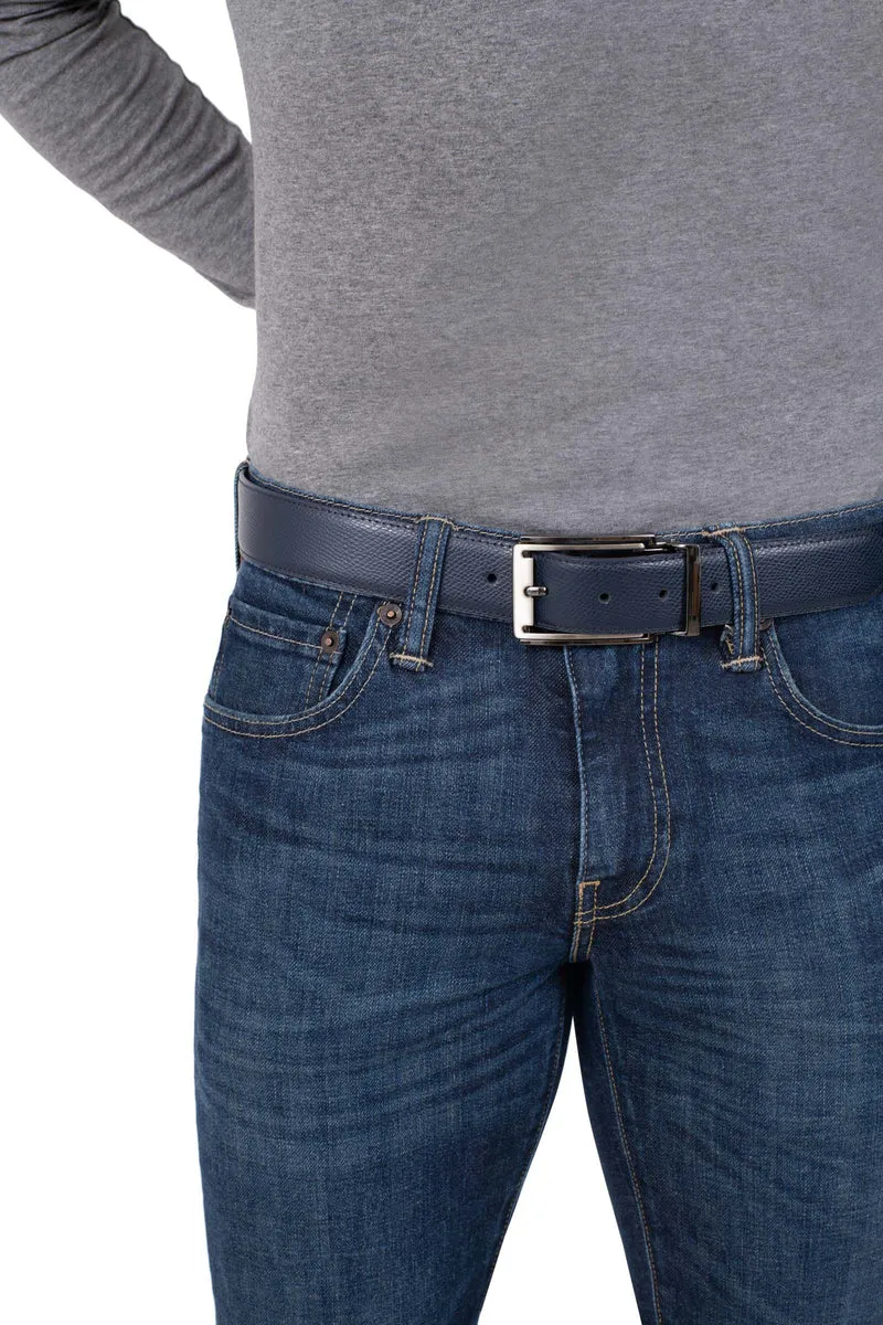 Ceinture ajustable - Croûte de cuir