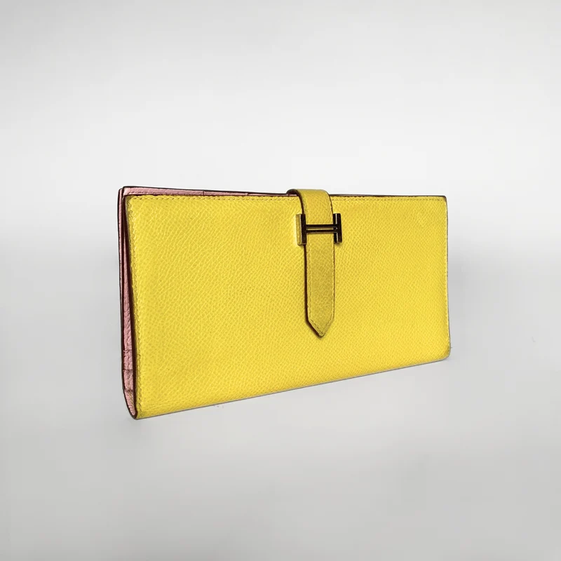 Hermès Bearn Portefeuille Epsom Cuir