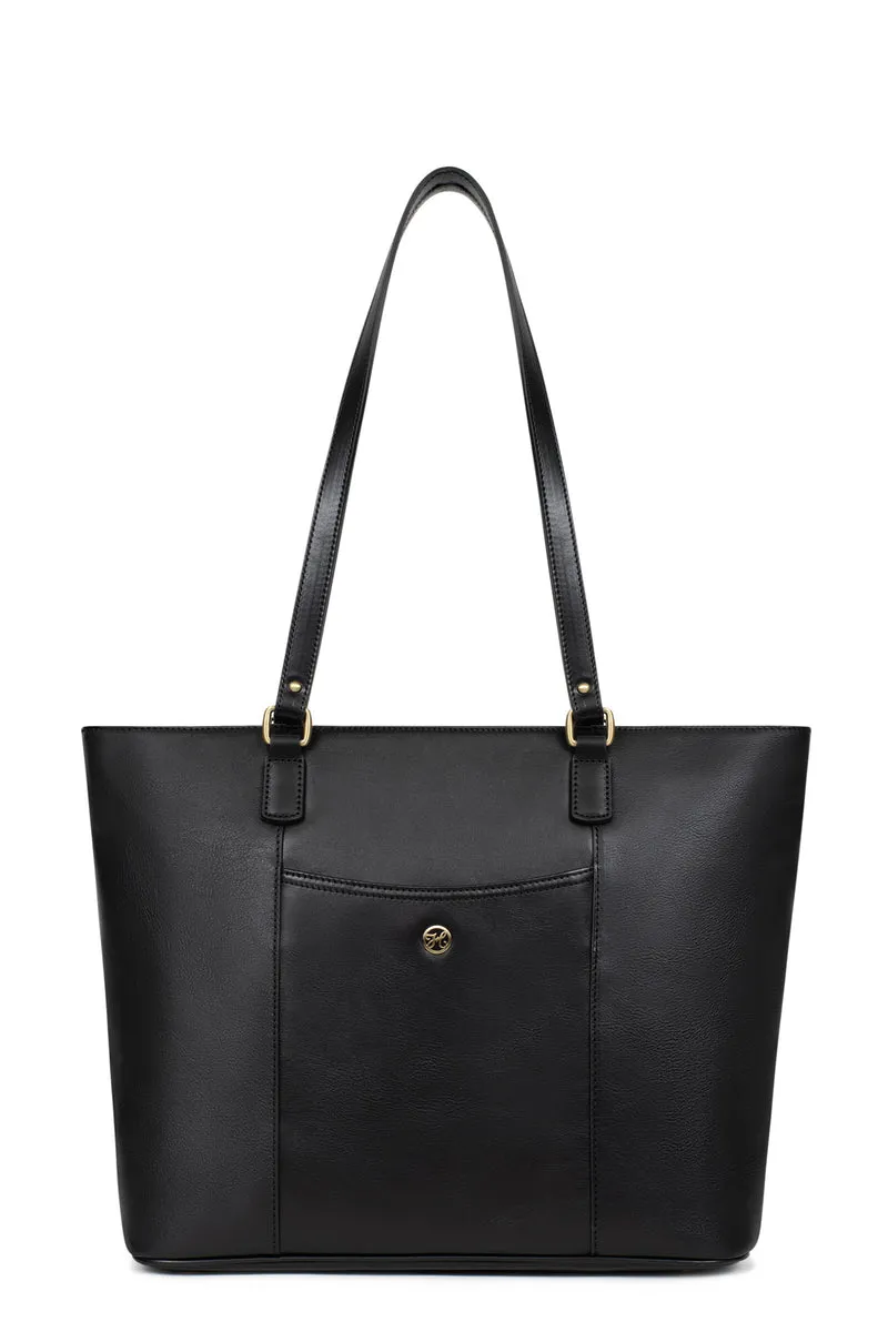 Sac cabas porté épaule - A4 - Cuir