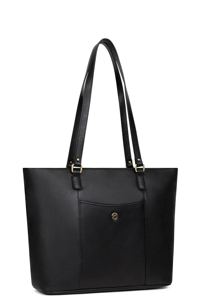 Sac cabas porté épaule - A4 - Cuir
