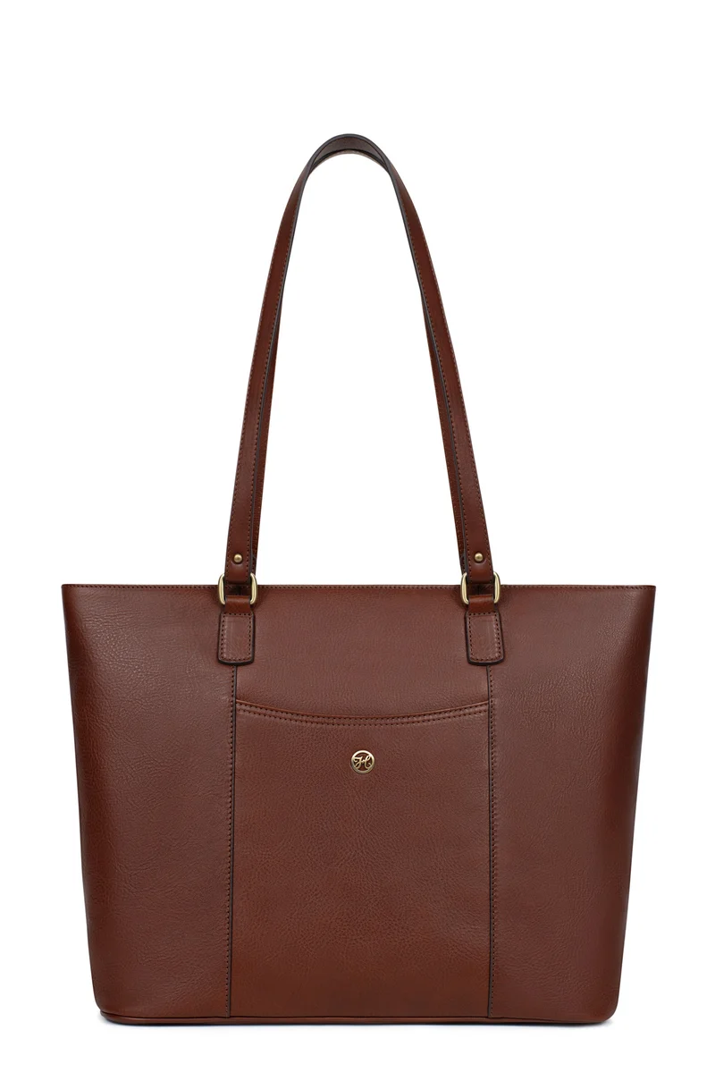 Sac cabas porté épaule - A4 - Cuir