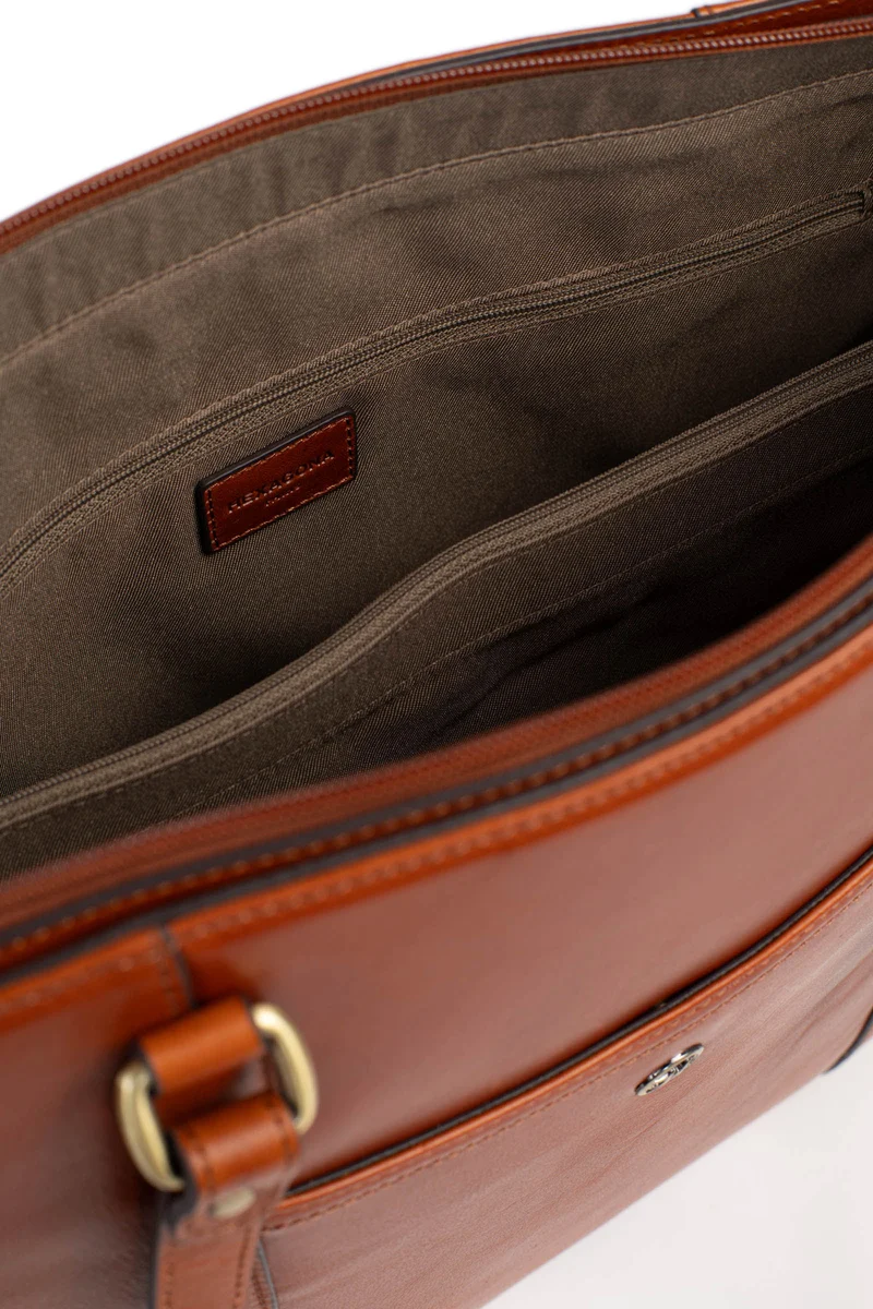 Sac cabas porté épaule - A4 - Cuir